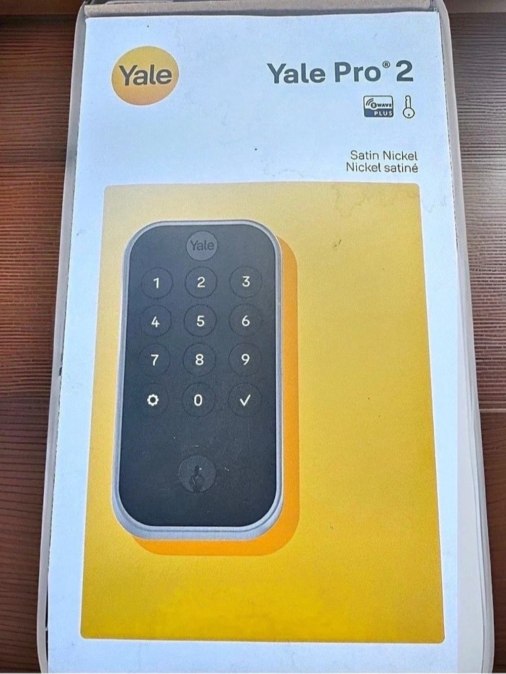 Yale Pro 2 Keypad Lock Z-Wave Satin Nickel